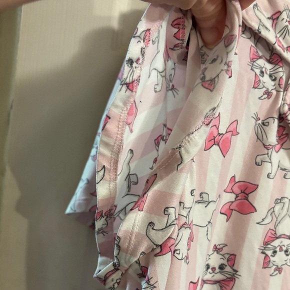 Disney Pink and White Cat Pajama Set - Picture 4 of 10
